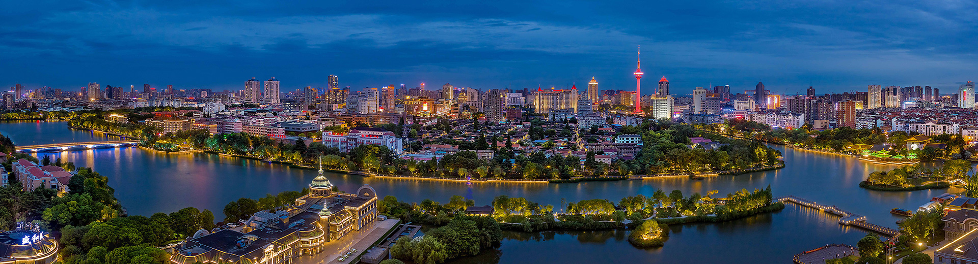 濠河夜景